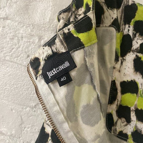 JUST CAVALLI Green Leopard Dress - Picture 4 of 6
